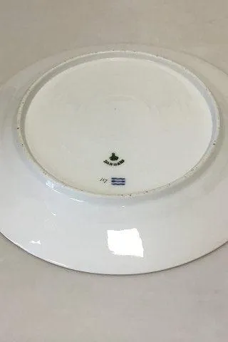 Royal Copenhagen Stel nr. 117 Art Nouveau med gulddekoration Frokosttallerken