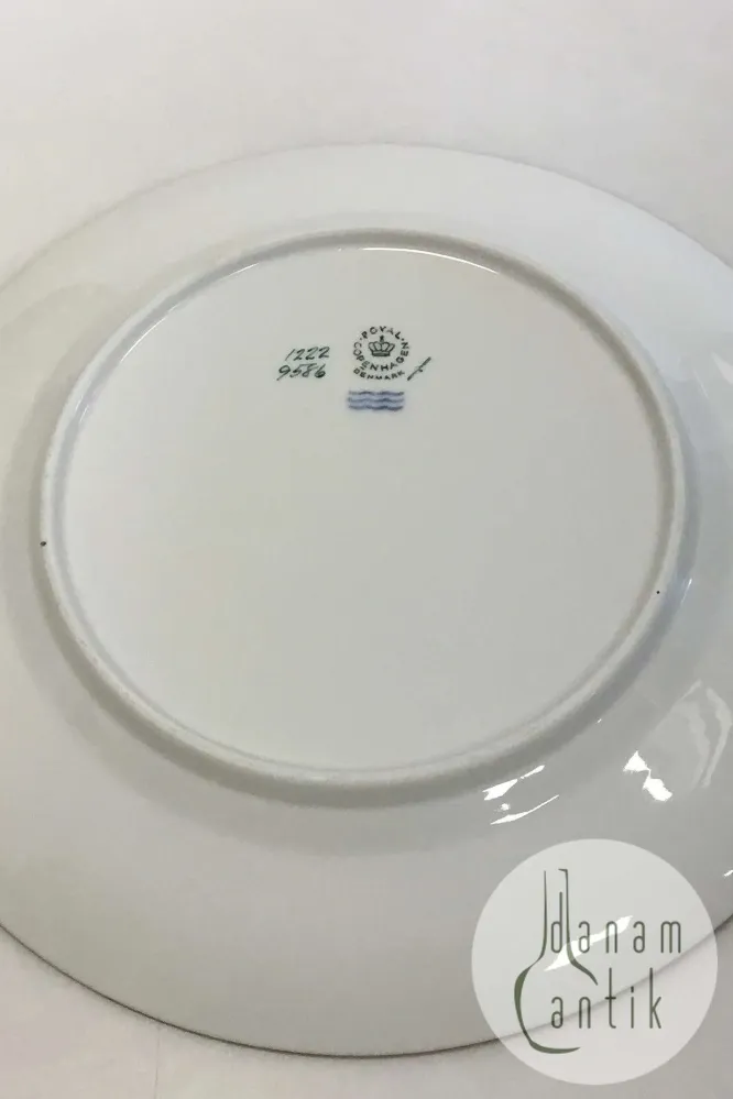 Royal Copenhagen Stel Nr. 1222 Spisetallerken No 9586