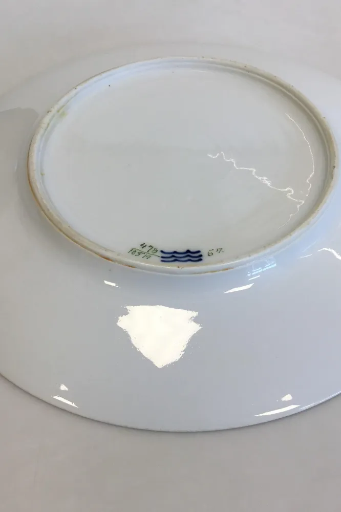 Royal Copenhagen Stel nr. 478 Rosenguirlande med guld Frokosttallerken No 10520