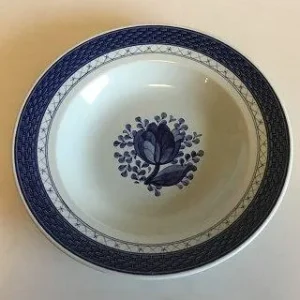 Royal Copenhagen Blå Tranquebar Dyb Tallerken No 950