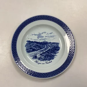Royal Copenhagen Blå Tranquebar Frokosttallerken med motiv