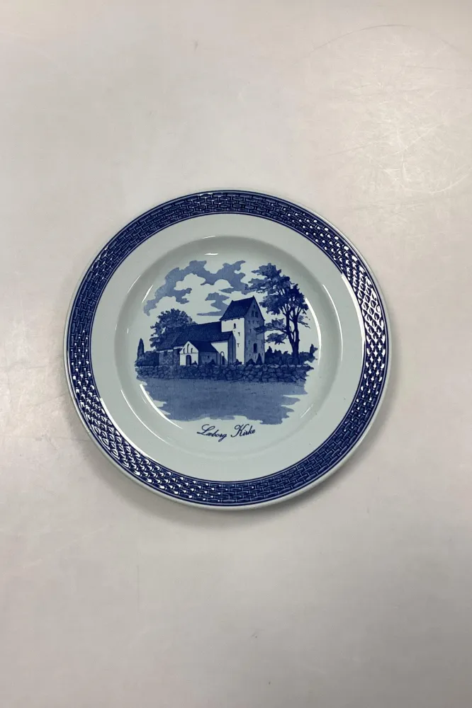Royal Copenhagen Blå Tranquebar Frokosttallerken med motiv
