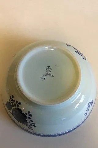 Royal Copenhagen Blå Tranquebar Stor Skål No 958
