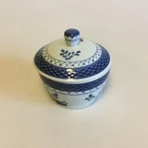Royal Copenhagen Blå Tranquebar Sukkerskål No 953
