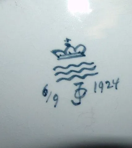 Royal Copenhagen Unika Skål af Oluf Jensen fra 1924