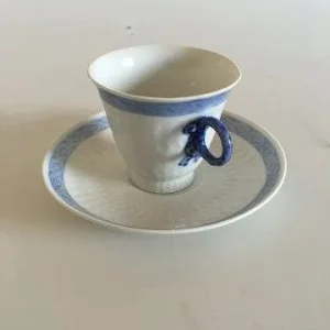 Royal Copenhagen Blå Vifte Kaffekop og Underkop No 11538
