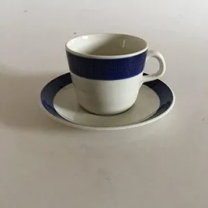 Rørstrand Blå Koka Kaffekop og Underkop