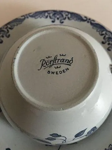Rørstrand Ostindia Tekop og Underkop