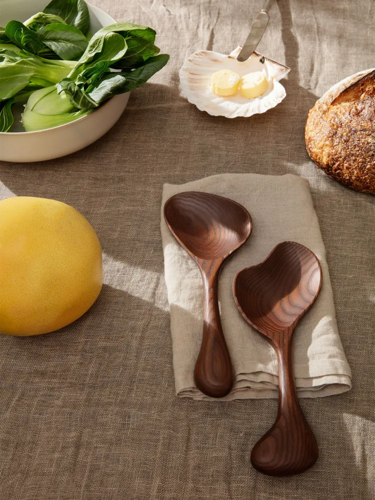 Os Salad Servers - Dark Brown