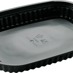 Salladsbox 550ml Svart 500st