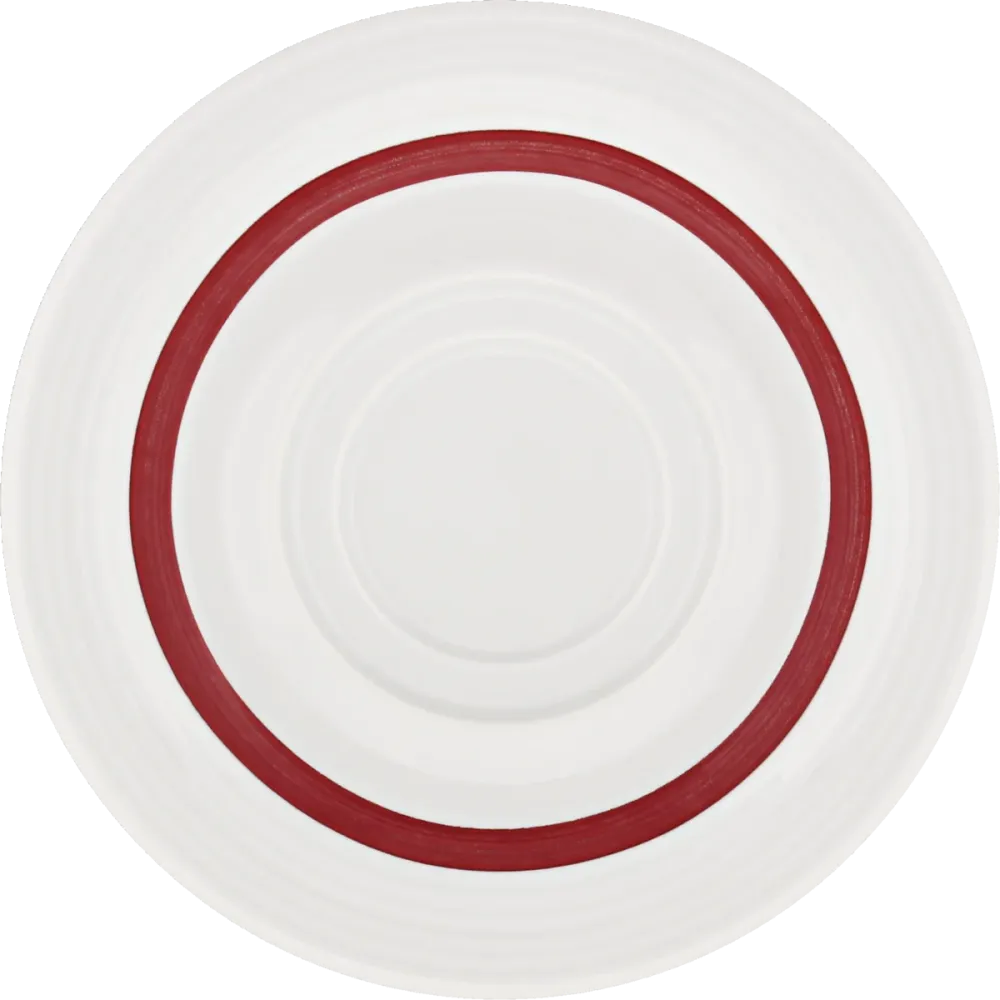 Saucer special double well embossed 16cm