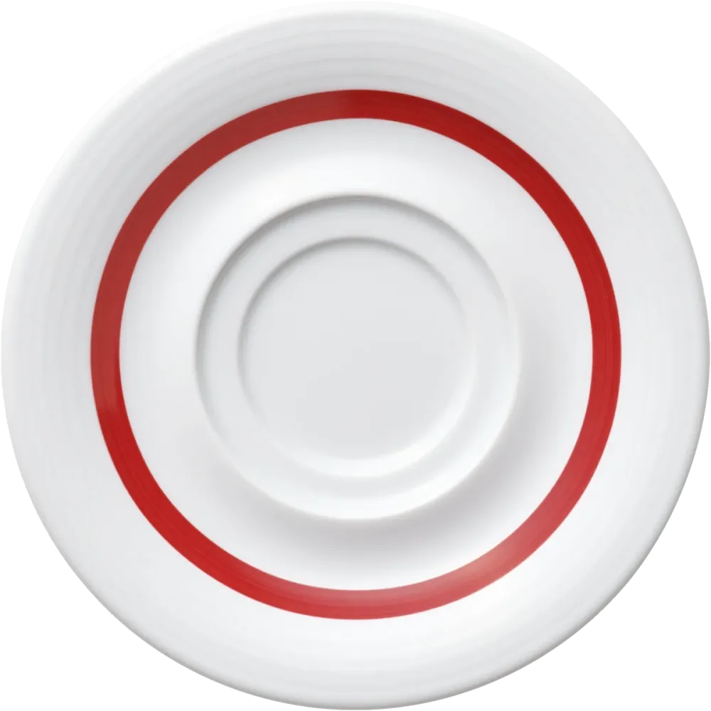 Saucer special double well embossed 16cm