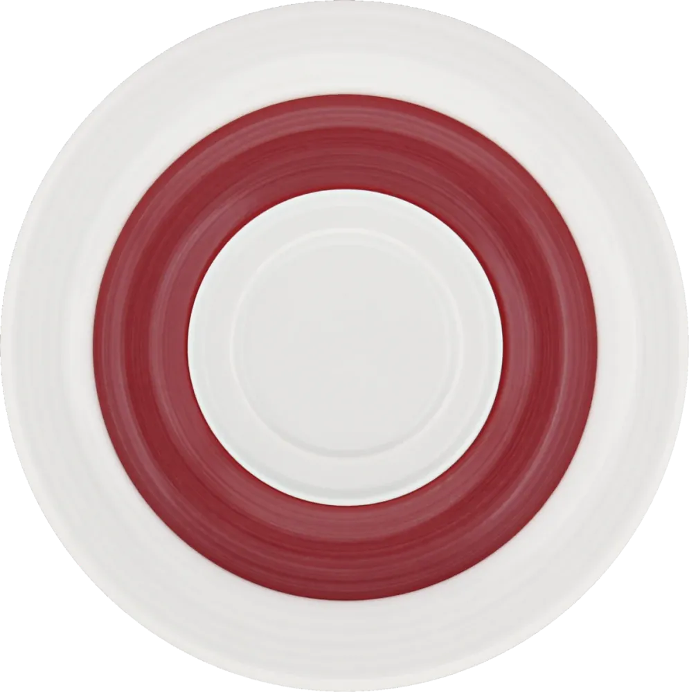 Saucer special double well embossed 16cm