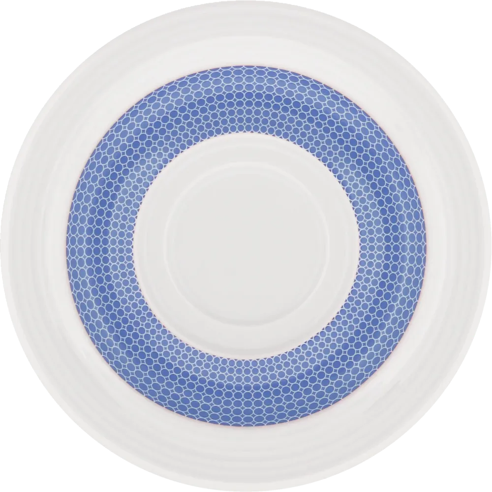 Saucer special double well embossed 16cm