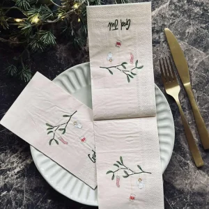 Servetter Jul - 20 st. Mistel