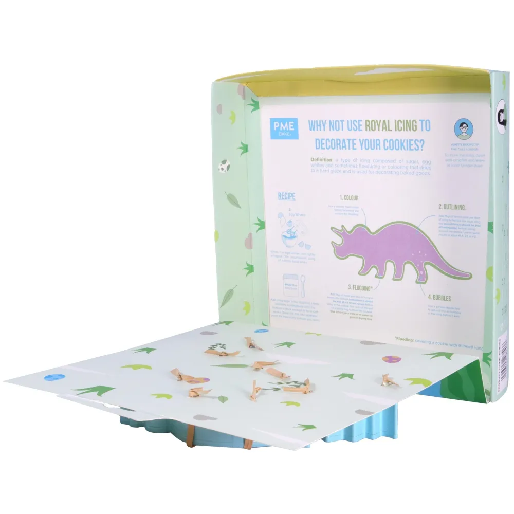 Set/ 3 Dinosaurie-utstickare