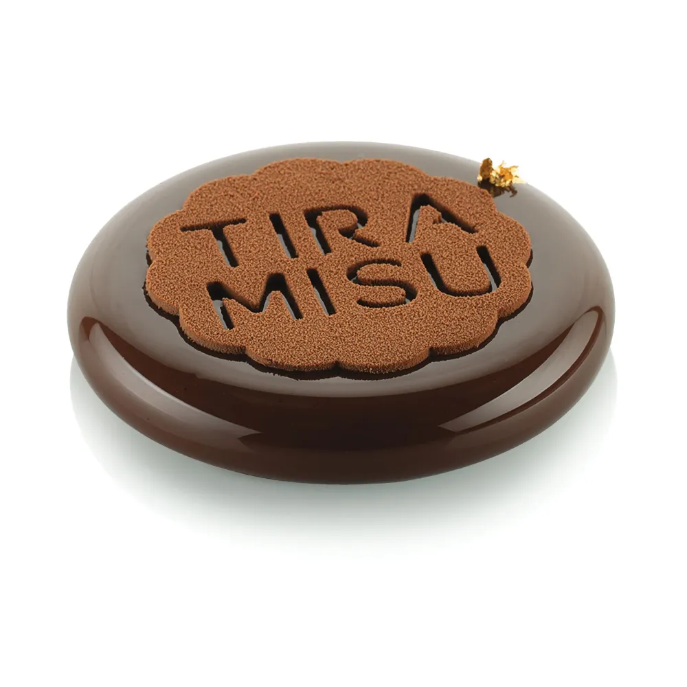 Set med 6 mini TIRAMISU-dekormallar