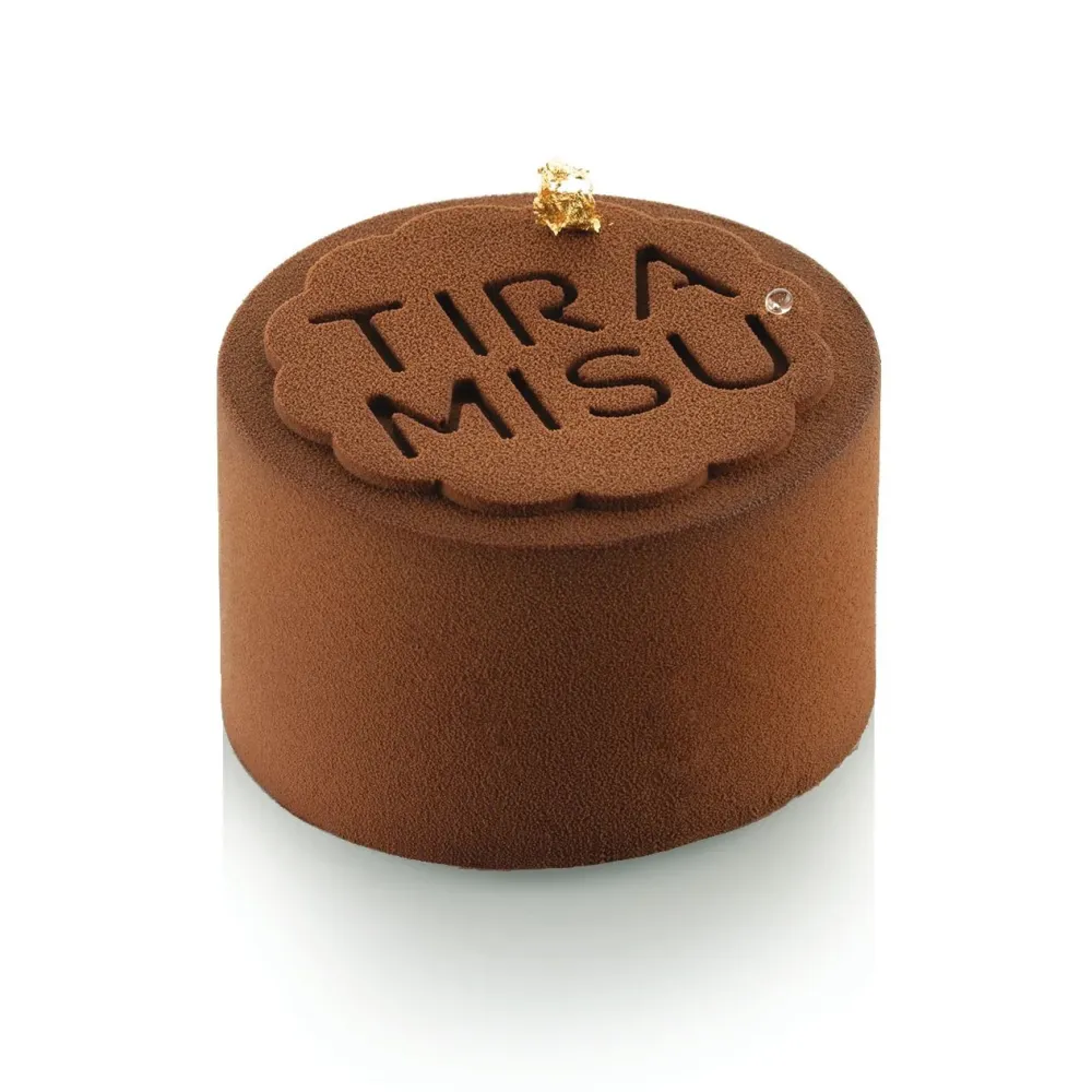Set med 6 mini TIRAMISU-dekormallar