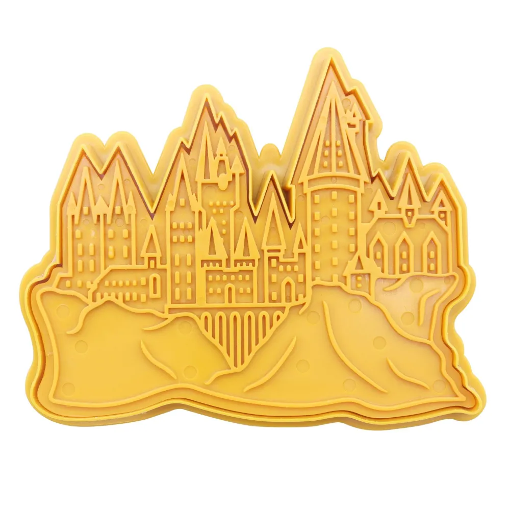 Set med pepparkaksmått Hogwarts slott