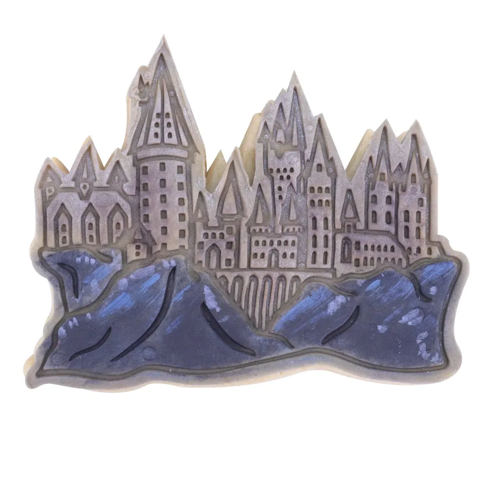Set med pepparkaksmått Hogwarts slott