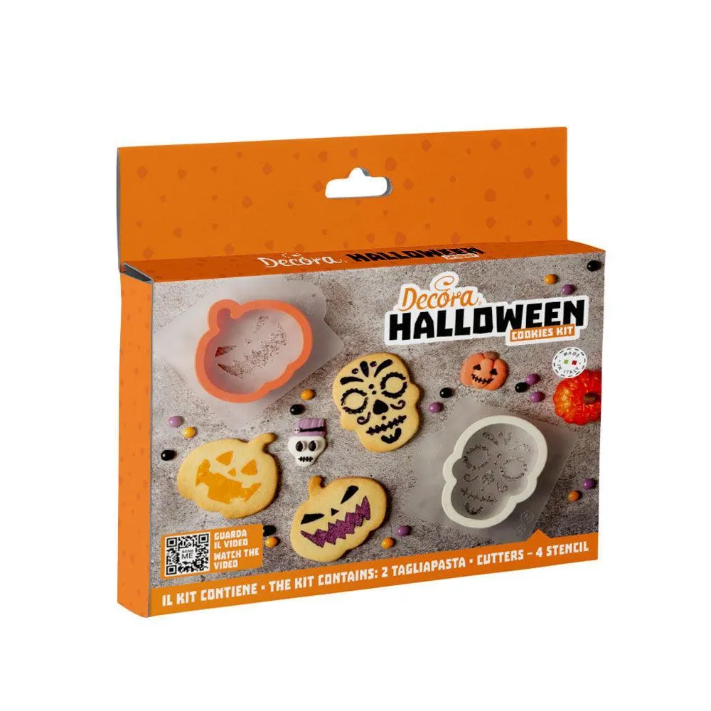 Set/2 Halloween-utstickare och schabloner