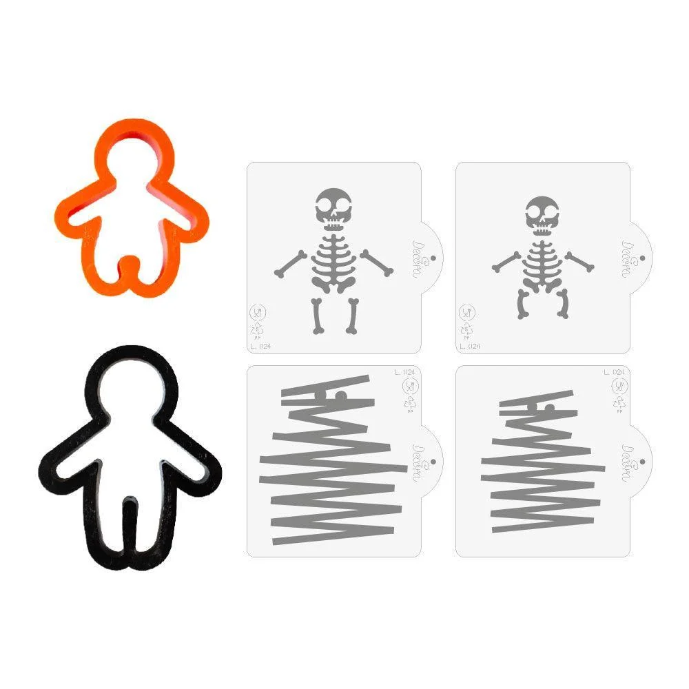 Set/2 Utstickare och Schabloner GingerDread