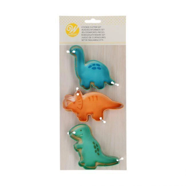 Set/3 Dinosaurie Utstickare