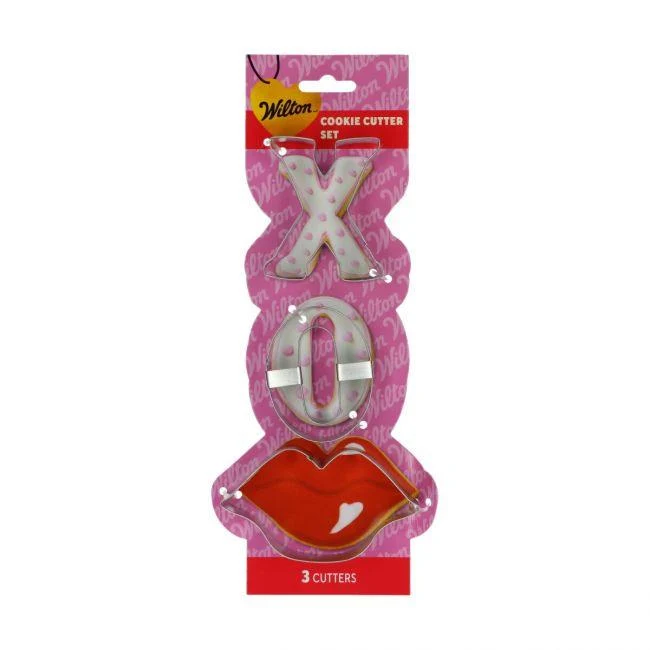 Set/3 Utstickare Xoxo