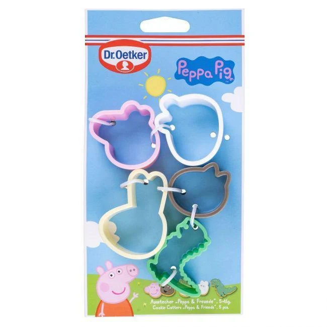 Set/5 Pepparkaksformar Peppa Pig