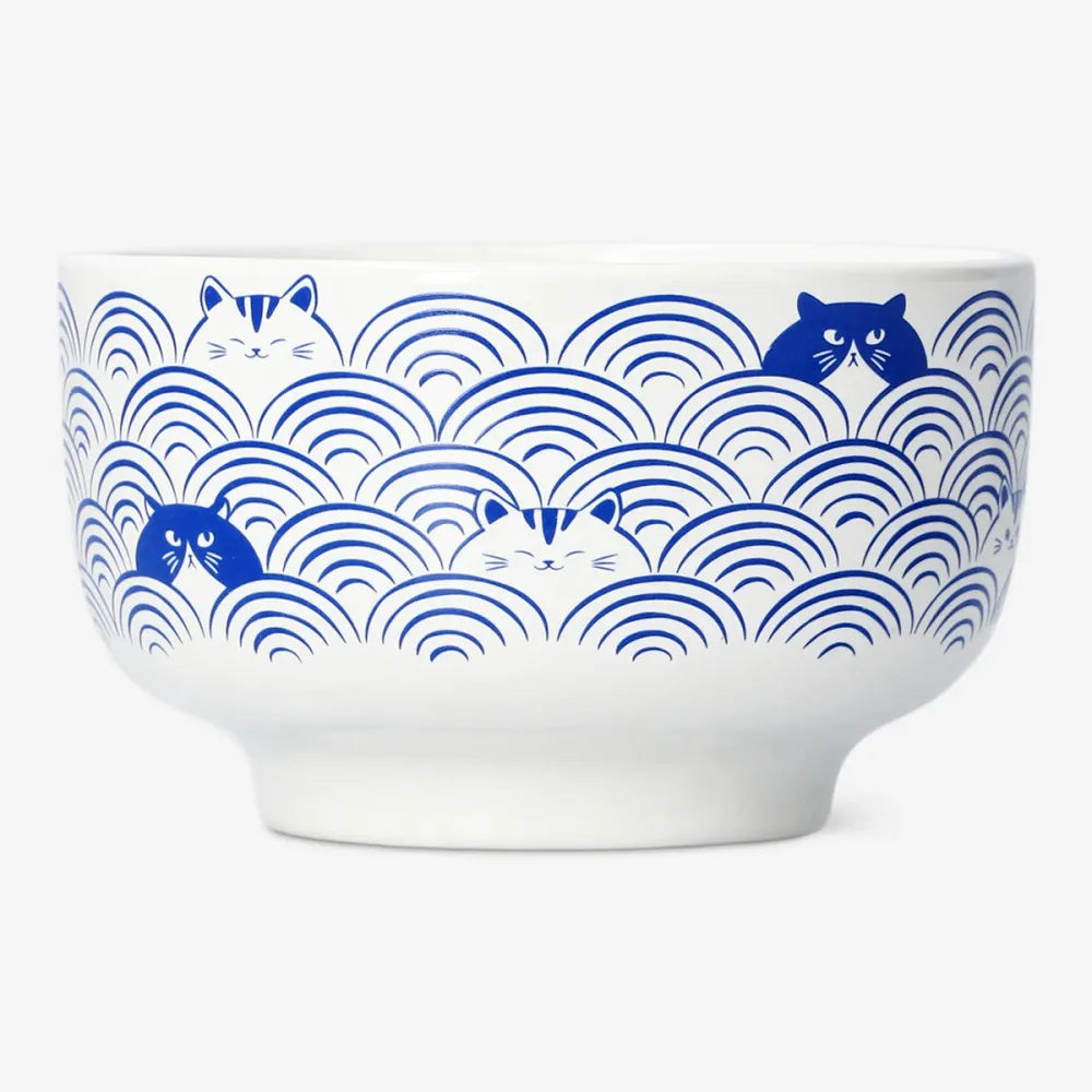 Skål med kattavtryck - 11 cm