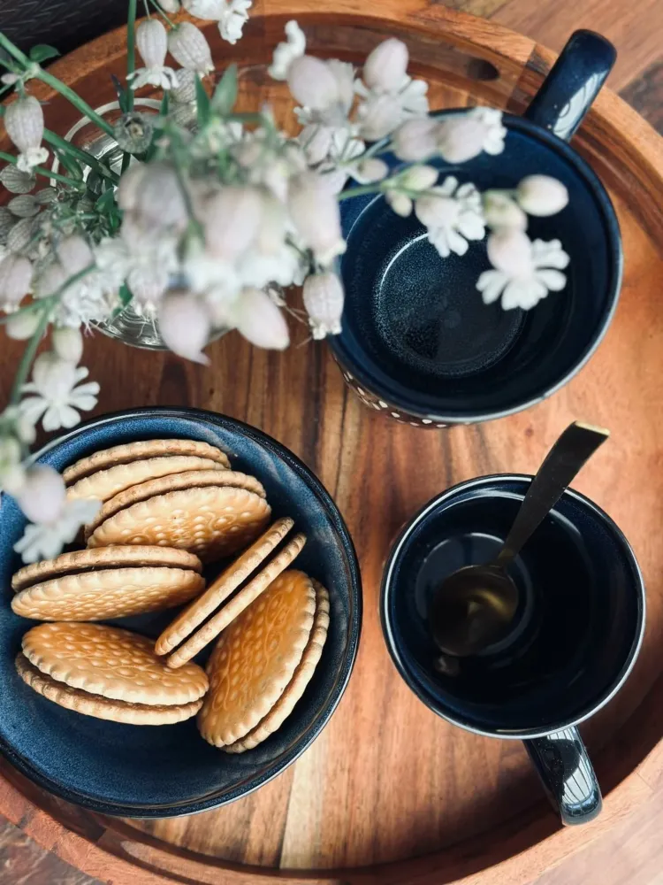 Skål Nordic blue – stengods