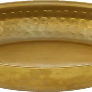 Small pan oval gold 19x14cm