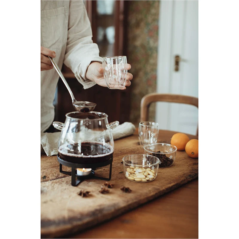 Snöstjärna Dubbelväggad Glas 2-pack