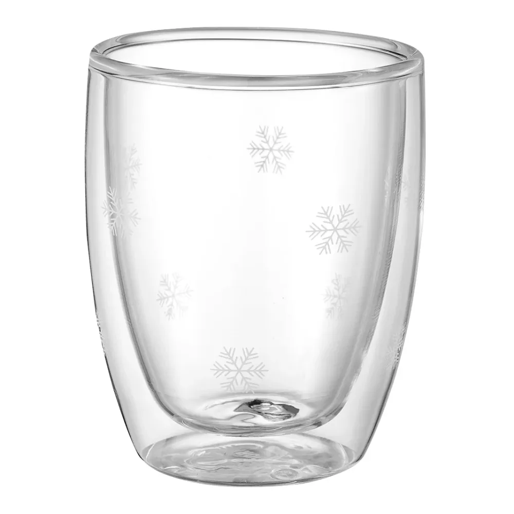 Snöstjärna Dubbelväggad Glas 2-pack