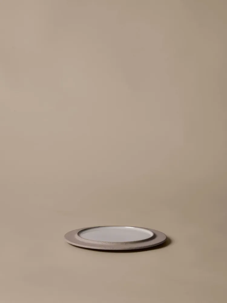 Sonae Dessert Plates - Ø22 - Set 2 - Grey/White