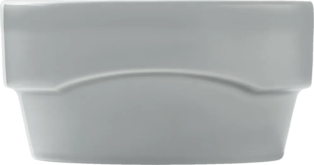 Soup bowl round stackable spill-proof GRAY 0.43l