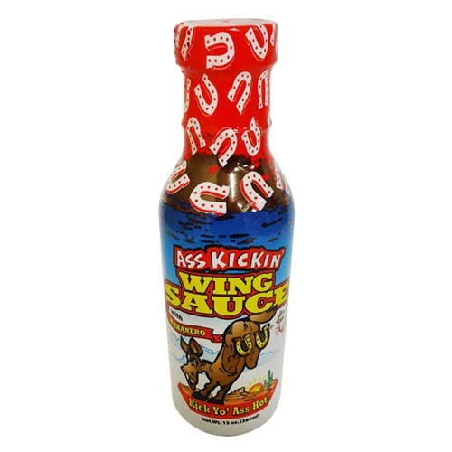 Ass kickin wingsås med habanero flaska 348 ml Southwest Speciality Food inc.