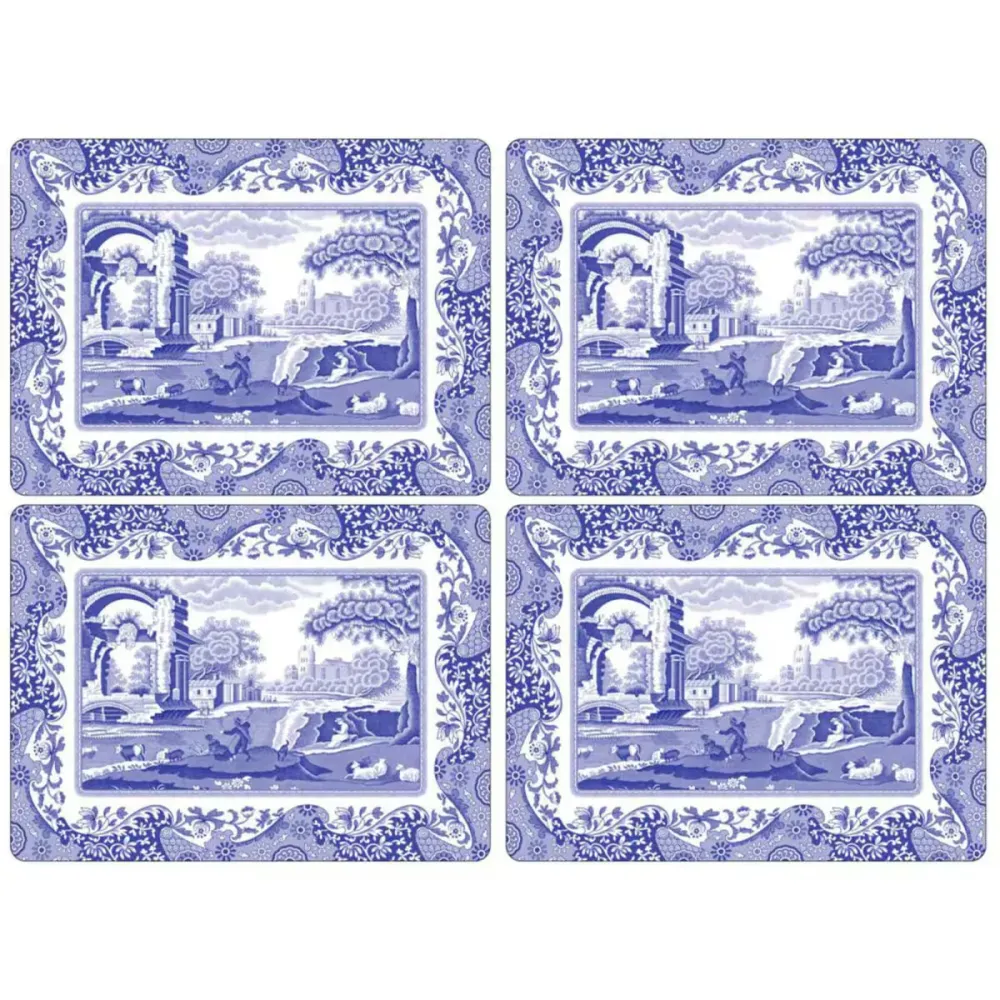 Spode Blue Italian Bordsunderlägg 4-pack 40 x30 cm