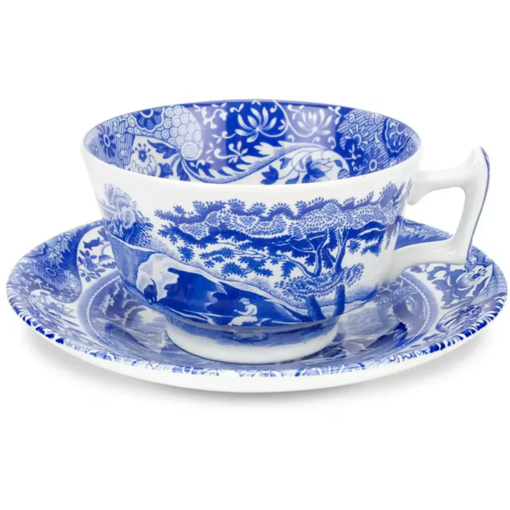 Spode Blue Italian kopp och fat 20 cl
