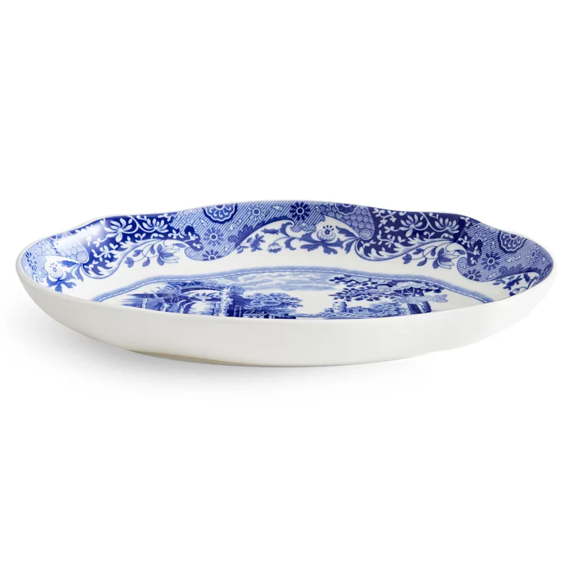 Spode Blue Italian ovalt fat 21 cm