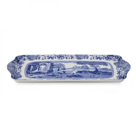 Spode Blue Italian Smörgåsbricka Melamin 38,5 x 16,5 cm