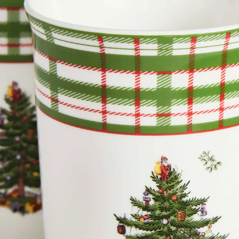 Spode Christmas Tree 2025 Årsutgåva 5-delars Muggar & Plåtburk