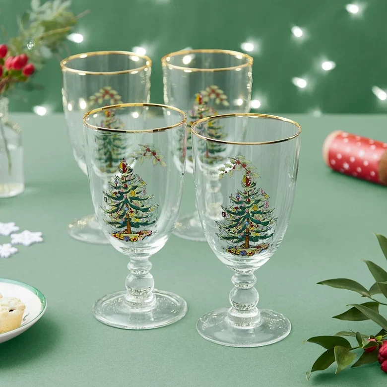 Spode Christmas Tree Gobletglas 45 cl 4-pack
