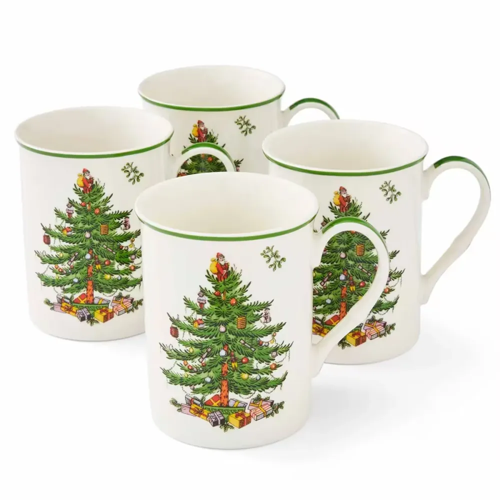 Spode Christmas Tree mugg 4-pack 34 cl