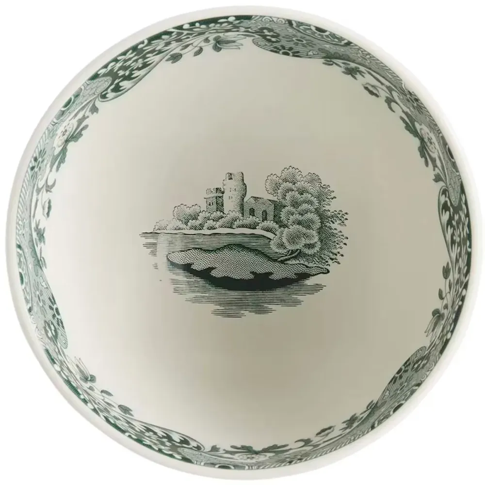 Spode Heritage Green Italian skål 11 cm grön/vit