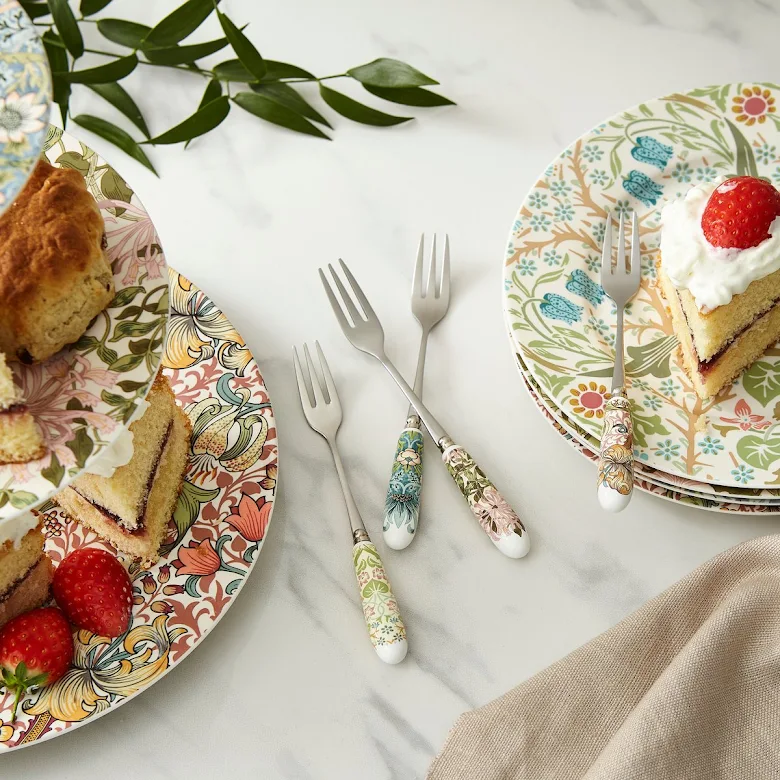 Spode Morris & Co Dessertgafflar 15 cm 4-pack
