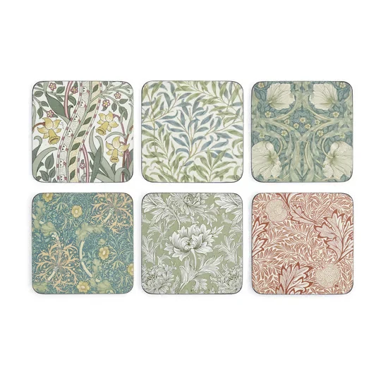 Spode Morris & Co Glasunderlägg 6-pack Mix & Match