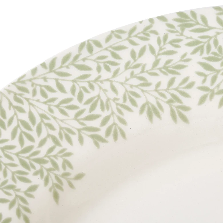 Spode Morris & Co tallrik 28 cm Standen grön