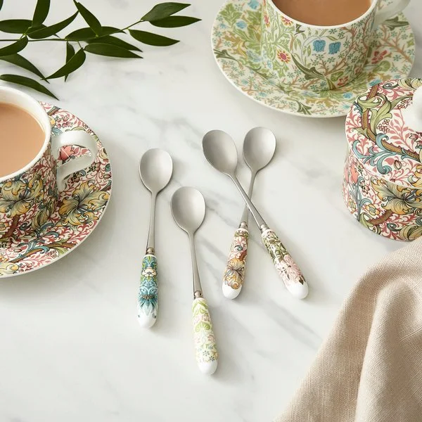 Spode Morris & Co Teskedar 15 cm 4-pack