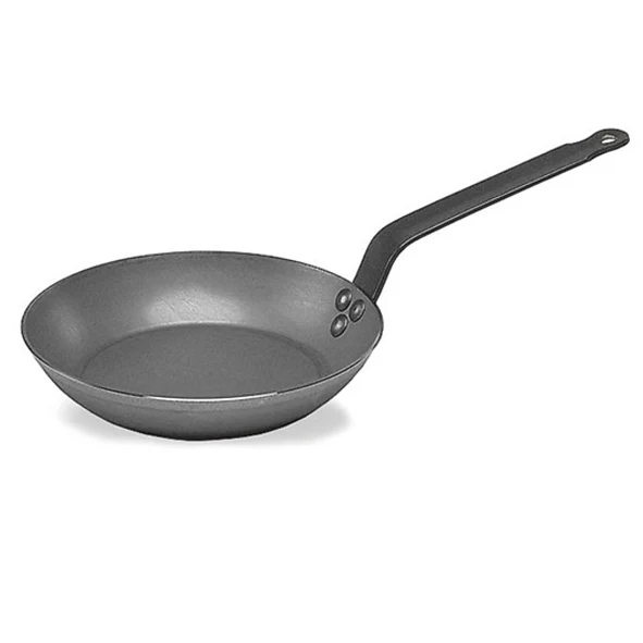 Stekpanna Blacksteel, 4mm platt järnhandtag 40 cm
